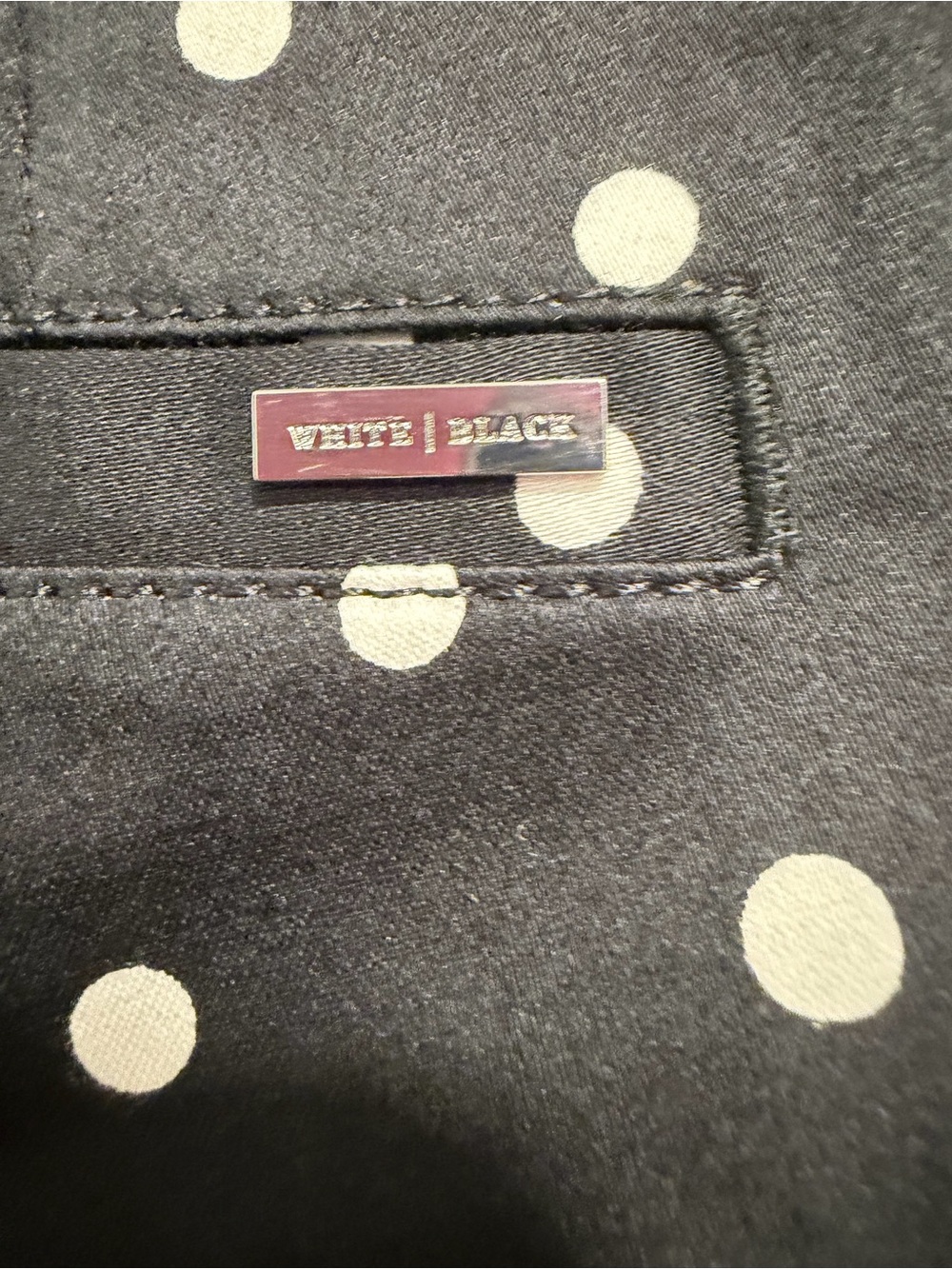 WHBM - Polka Dot Black Women's Shorts - Picture 7 of 8